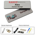 1.25" x 3" Metal Name Badge - Digital Printed
