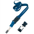 Nylon Detachable 3/4" Lanyard with USB Flash Drive
