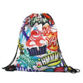 RUSH - Drawstring Backpack full color sublimated cinch bag