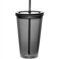 16 oz Acrylic Tumbler w/ Custom logo & Matching Lid & Straw