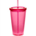 16 oz Acrylic Tumbler w/ Custom logo & Matching Lid & Straw