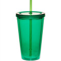 16 oz Acrylic Tumbler w/ Custom logo & Matching Lid & Straw