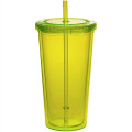 20 oz Acrylic Tumbler w/ Custom Logo & Matching Lid & Straw