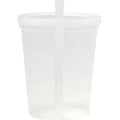 16 oz. USA made Stadium Cup w/ Lid & Straw BPA FREE Recycled