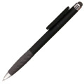 Ballpoint Twist Plastic Pens w/ Rubber Grip & Stylus Top