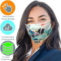 4-Layer Adjustable Full Color Cotton Safety Face Mask