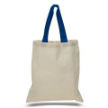 Cotton Canvas Tote Bag 6 oz. w/ 20" Handles