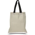 Cotton Canvas Tote Bag 6 oz. w/ 20" Handles
