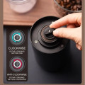 CafePro Electric Coffee Grinder - Ceramic Burr, One-Touch Op