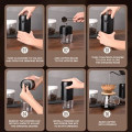 CafePro Electric Coffee Grinder - Ceramic Burr, One-Touch Op