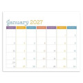 Triumph® Calendars Small Monthly Desk Pad - Colors