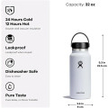 32 oz Hydro Flask® 2.0 Wide Mouth Water Bottle with Flex Cap