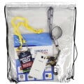 Clear Backpack - See Through Drawstring Bag