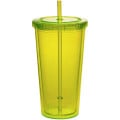 20 oz Acrylic Tumbler w/ Custom Logo & Matching Lid & Straw