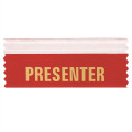 Presenter 4"L x 1.625"W Badge Ribbons