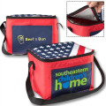 USA Flag PEVA Insulated Lunch Bag (6.5"x8.5"x6.75")