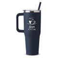 Harriton. 40 oz. Vacuum Insulated Stainless Steel Travel ...