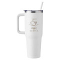 Harriton. 40 oz. Vacuum Insulated Stainless Steel Travel ...