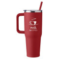 Harriton. 40 oz. Vacuum Insulated Stainless Steel Travel ...