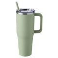 Harriton. 40 oz. Vacuum Insulated Stainless Steel Travel ...