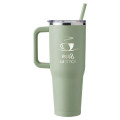 Harriton. 40 oz. Vacuum Insulated Stainless Steel Travel ...