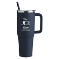 Harriton. 40 oz. Vacuum Insulated Stainless Steel Travel ...