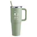 Harriton. 40 oz. Vacuum Insulated Stainless Steel Travel ...