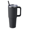 Harriton. 40 oz. Vacuum Insulated Stainless Steel Travel ...