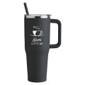 Harriton. 40 oz. Vacuum Insulated Stainless Steel Travel ...
