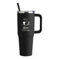 Harriton. 40 oz. Vacuum Insulated Stainless Steel Travel ...