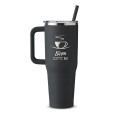Harriton. 40 oz. Vacuum Insulated Stainless Steel Travel ...