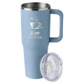 Harriton. 40 oz. Vacuum Insulated Stainless Steel Travel ...