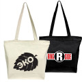 12 oz. Zipper Cotton Canvas Tote