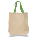 12 oz. Cotton Canvas Tote Bag w/ Nylon Web Handles