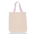 12 oz. Cotton Canvas Tote Bag w/ Nylon Web Handles