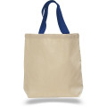12 oz. Cotton Canvas Tote Bag w/ Nylon Web Handles