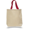 12 oz. Cotton Canvas Tote Bag w/ Nylon Web Handles