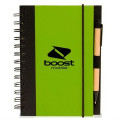 Eco Friendly Spiral Notebook with Pen Journal Diary