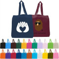 6 oz Cotton Canvas Tote Bag W/ Gusset (15" X 16")