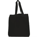 6 oz Cotton Canvas Tote Bag W/ Gusset (15" X 16")