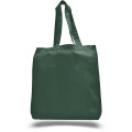 6 oz Cotton Canvas Tote Bag W/ Gusset (15" X 16")