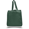 6 oz Cotton Canvas Tote Bag W/ Gusset (15" X 16")