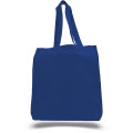 6 oz Cotton Canvas Tote Bag W/ Gusset (15" X 16")