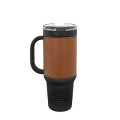 Polar Camel 40 oz. Laserable Leatherette Travel Mug