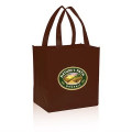 Grocery Non Woven Gusset Tote Bag USA Decorated (12"X13"X8")