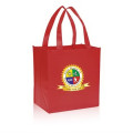 Grocery Non Woven Gusset Tote Bag USA Decorated (12"X13"X8")