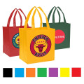 Grocery Non Woven Gusset Tote Bag USA Decorated (12"X13"X8")