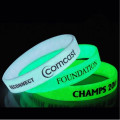 Glow in the Dark Silicone Wristbands w/ Custom Imprint