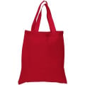 7 Oz. Cotton Canvas Tote Bag USA Decorated (15" X 16")