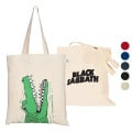 7 Oz. Cotton Canvas Tote Bag USA Decorated (15" X 16")